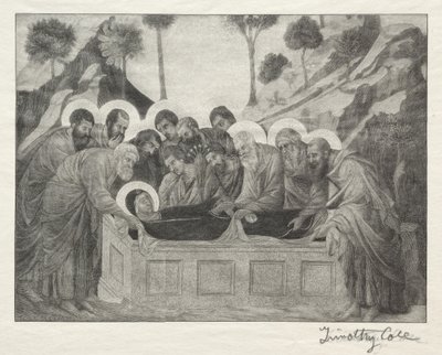 Gamle italienske mestre: Jomfruens begravelse, 1888-1892. af Timothy Cole