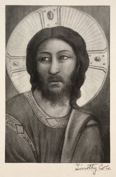 Gamle italienske mestre: Kristi hoved, 1888-1892. af Timothy Cole