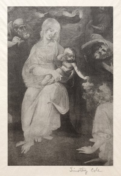 Gamle italienske mestre: Madonna og barn, 1888-1892. af Timothy Cole