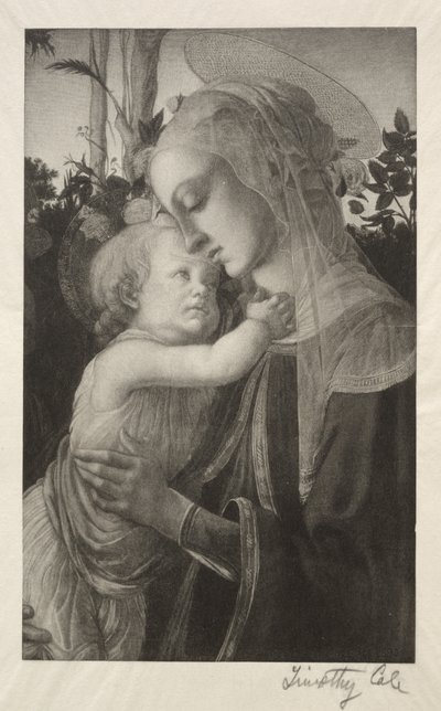 Gamle italienske mestre: Madonna og barn, 1890. af Timothy Cole