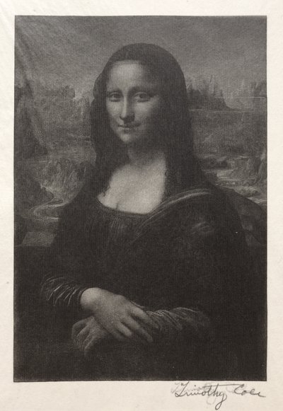 Gamle italienske mestre: Mona Lisa, 1888-1892. af Timothy Cole