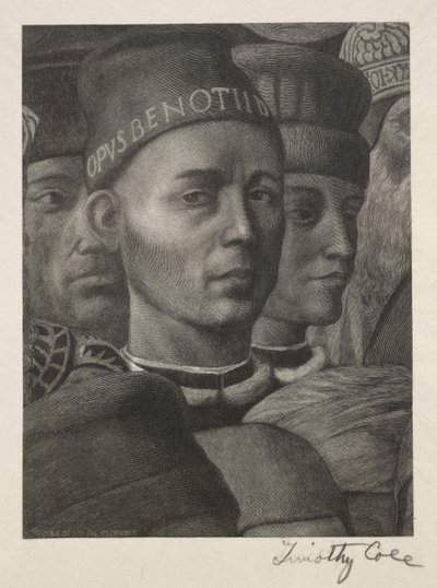Gamle italienske mestre: Portræt af Benozzo Gozzoli, 1888-1892. af Timothy Cole