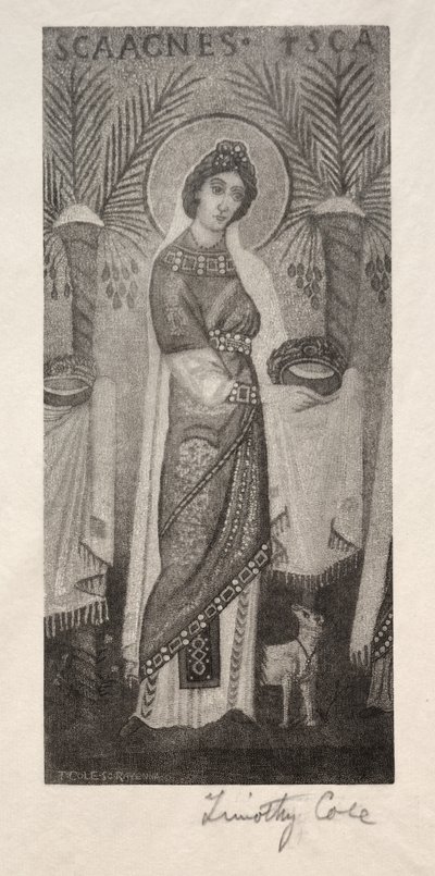 Gamle italienske mestre: St. Agnes, 1888-1892. af Timothy Cole