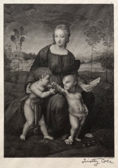 Gamle italienske mestre: Guldfinkens madonna, 1888-1892. af Timothy Cole