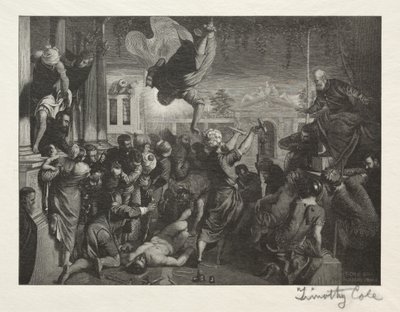 Gamle italienske mestre: Miraklet i St. Mark, 1888-1892. af Timothy Cole