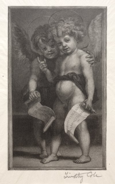 Gamle italienske mestre: To børnengle, 1888-1892. af Timothy Cole