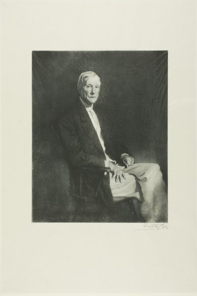 Portræt af John D. Rockefeller af Timothy Cole