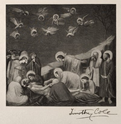 Begravelsen, 1887. af Timothy Cole