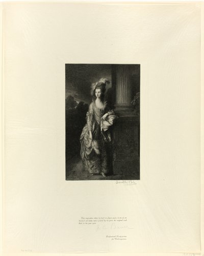 Den ærede fru Graham, fra Old English Masters af Timothy Cole