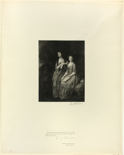 Søstrene: Mrs. Sheridan og Mrs. Tickell, fra Old English Masters af Timothy Cole