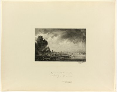 Waterloo Bridge (en skitse), fra Old English Masters af Timothy Cole