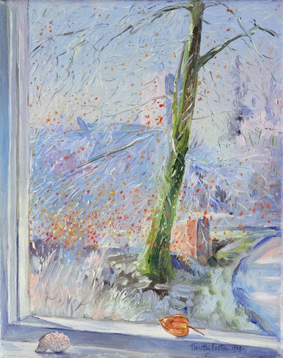 Beech Tree and Haw Frost, 1989 af Timothy Easton