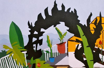 Indgangen, 2006, olie på lærred af Timothy Nathan Joel
