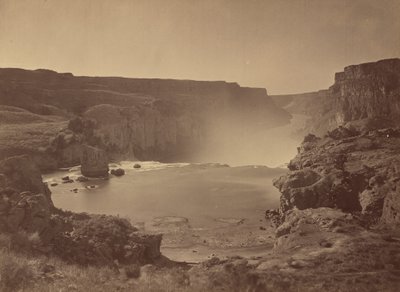 Shoshone Falls, Snake River, Idaho,1874 (foto) af Timothy O