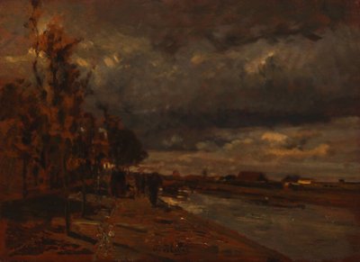 Kanal i Holland, 1885 af Tina Blau
