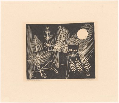 Jeroen på jagt af Tinus van Doorn (signed by artist)