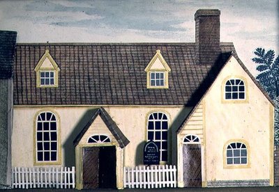 Model af et kapel, Halstead Congregate Church, Essex af Tirzah Ravilious