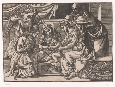 Saint Catherines mystiske ægteskab af Titiaan