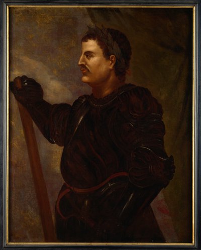 Claudius Cæsar (olie på lærred) af Titian (c.1488-1576) (after)