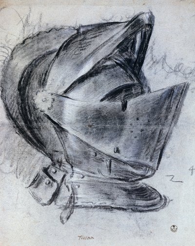 Hjelm af Titian (ca. 1490-1576), tegning af Titian (c.1488 1576)