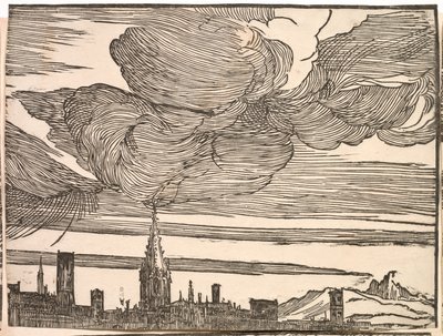 Faraos hærs nedsænkning i Det Røde Hav af Titian (c.1488-1576)