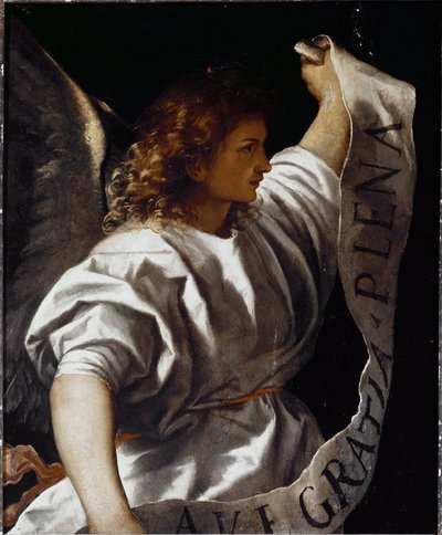 Polyptykon Averoldi: Bekendt engel af Titian (c.1488 1576)
