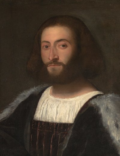Portræt af en mand af Titian