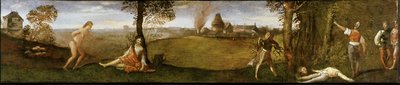 Legenden om Polydoros Polydorus-skoven, ca 1506-1508. af Titian