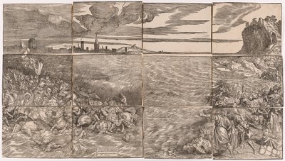 Faraos hærs nedsænkning i Det Røde Hav af Titian