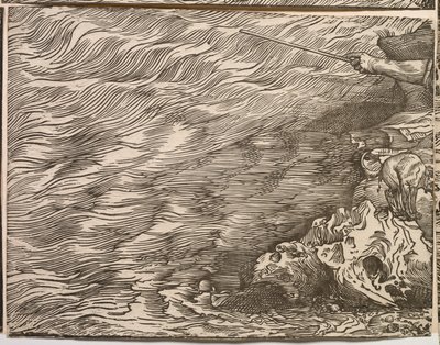 Faraos hærs nedsænkning i Det Røde Hav af Titian