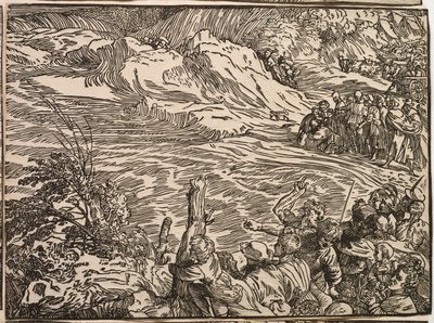 Faraos hærs nedsænkning i Det Røde Hav af Titian