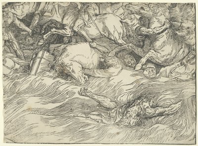 Faraos hærs nedsænkning i Det Røde Hav af Titian