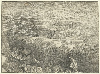 Faraos hærs nedsænkning i Det Røde Hav af Titian