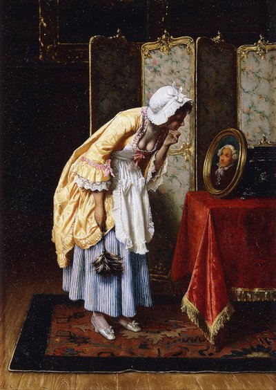 Den hemmelige beundrer, 1871 af Tito Conti