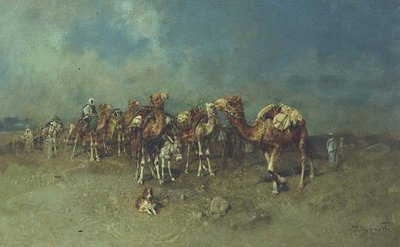 En arabisk campingvogn af Tito Pelliciotti