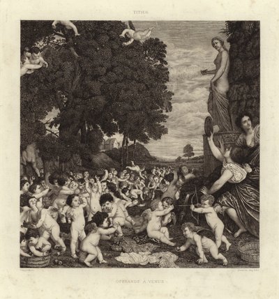 Tilbedelsen af Venus af Tiziano Vecelli