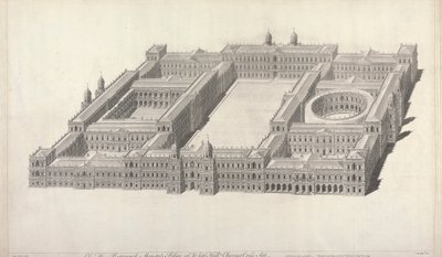 Palace of Whitehall. Den Charing Cross Side. af Tobias Müller