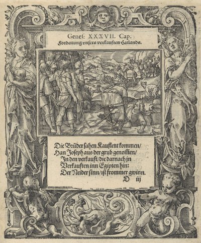 Nye kunstige figurer af bibelske historier, 1576., 1576. af Tobias Stimmer