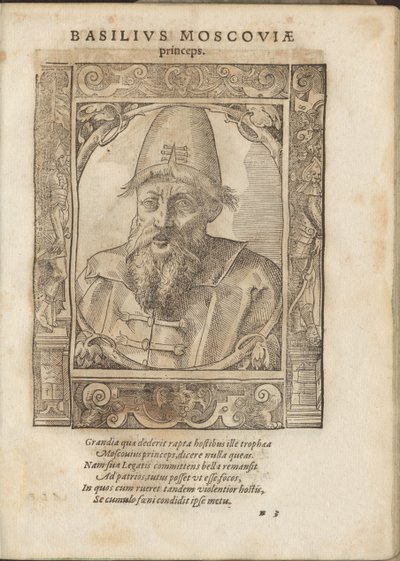 Portræt af zaren Ivan IV den Forfærdelige 1530-1584 af Tobias Stimmer