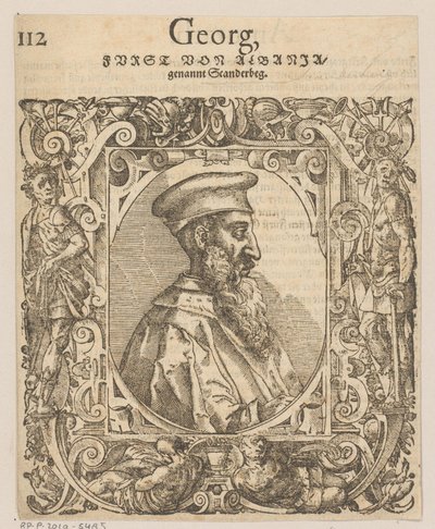 Portræt af Skanderbeg af Tobias Stimmer