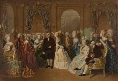 Franklin ved det franske hof - 1778 af Todros Geller