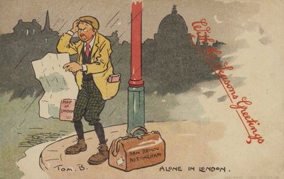 Alene i London af Tom Browne