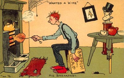 Ville have en kone (chromolitho) af Tom Browne