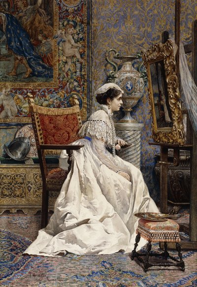 En smuk kender, 1874 af Tomas Moragas y Torras