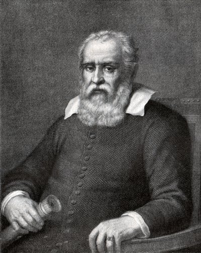 Galileo Galilei af Tommaso (after) Minardi