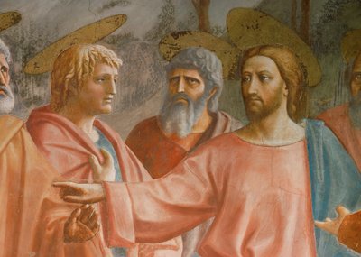Jesus, Sankt Peter og skatteopkræveren af Tommaso Masaccio