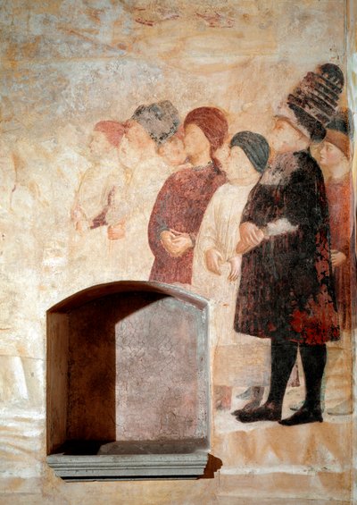 Episode af Johannes Døberens liv: en gruppe mænd - af Tommaso Masolino da Panicale