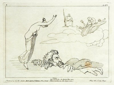 (2) Flaxman Iliaden 1793, graveret 1795, 185 x 251 mm af Tommaso Piroli