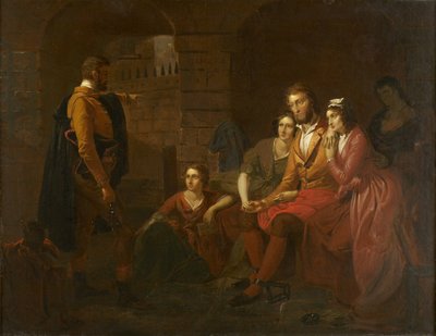 Lafayette i fængslet ved Olmütz, 1850 af Tompkins Harrison Matteson