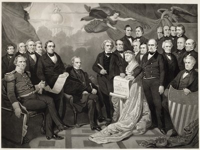 Union, 1852 (gravering på vævet papir) af Tompkins Harrison after Matteson